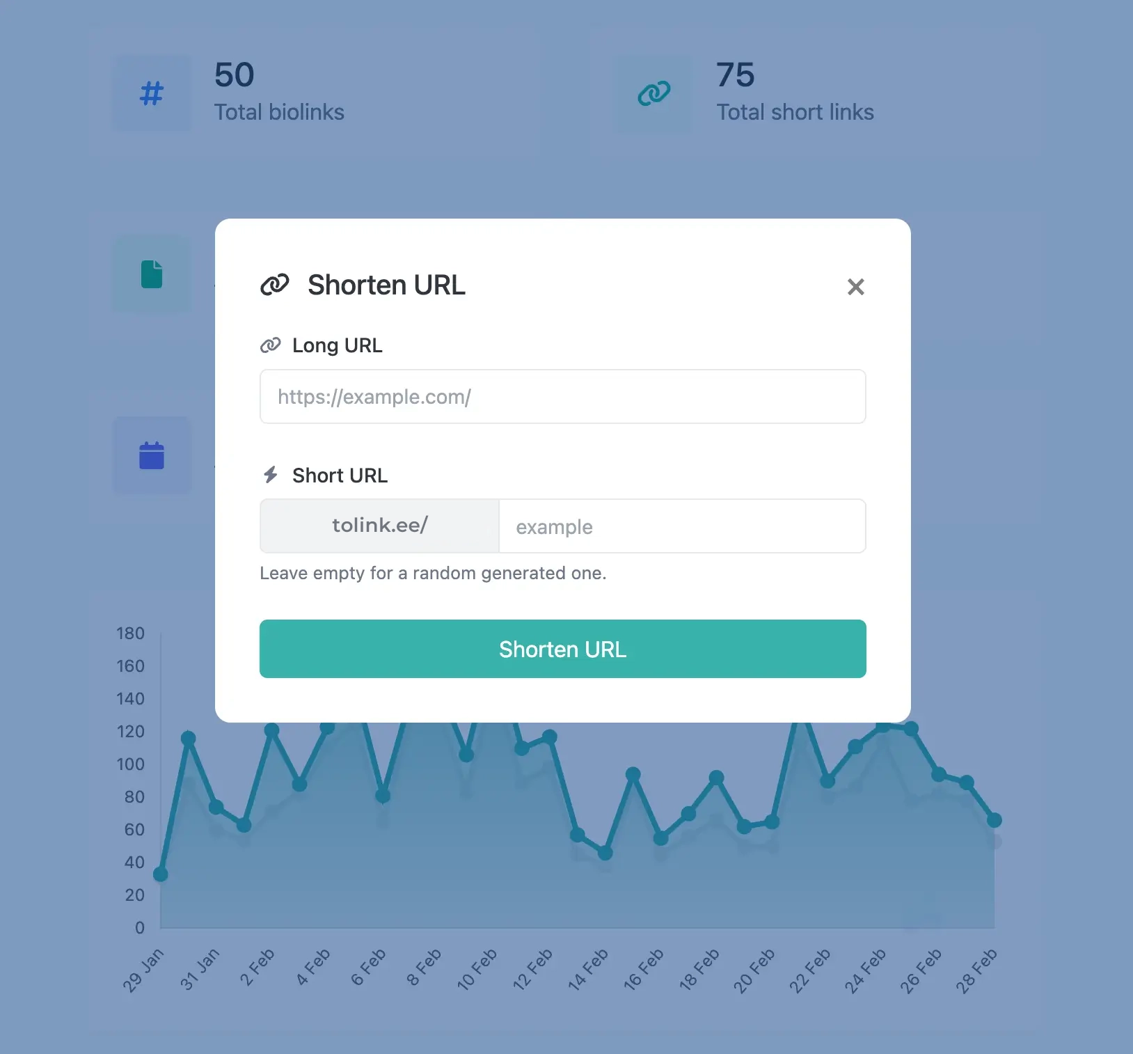 Uygulama kısa URL düzenleme sayfasının ekran görüntüsü